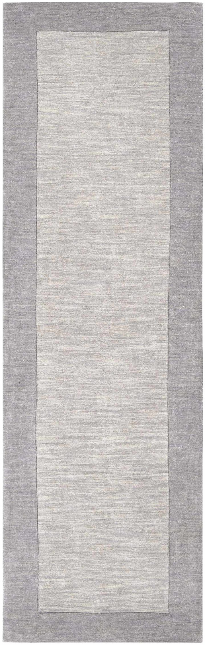Champion Gray Modern Style Hand Loom Wool Area Rug