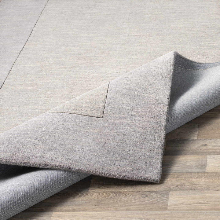 Champion Gray Modern Style Hand Loom Wool Area Rug