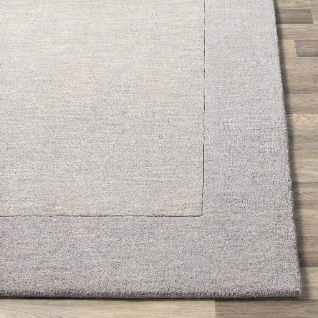 Champion Gray Modern Style Hand Loom Wool Area Rug