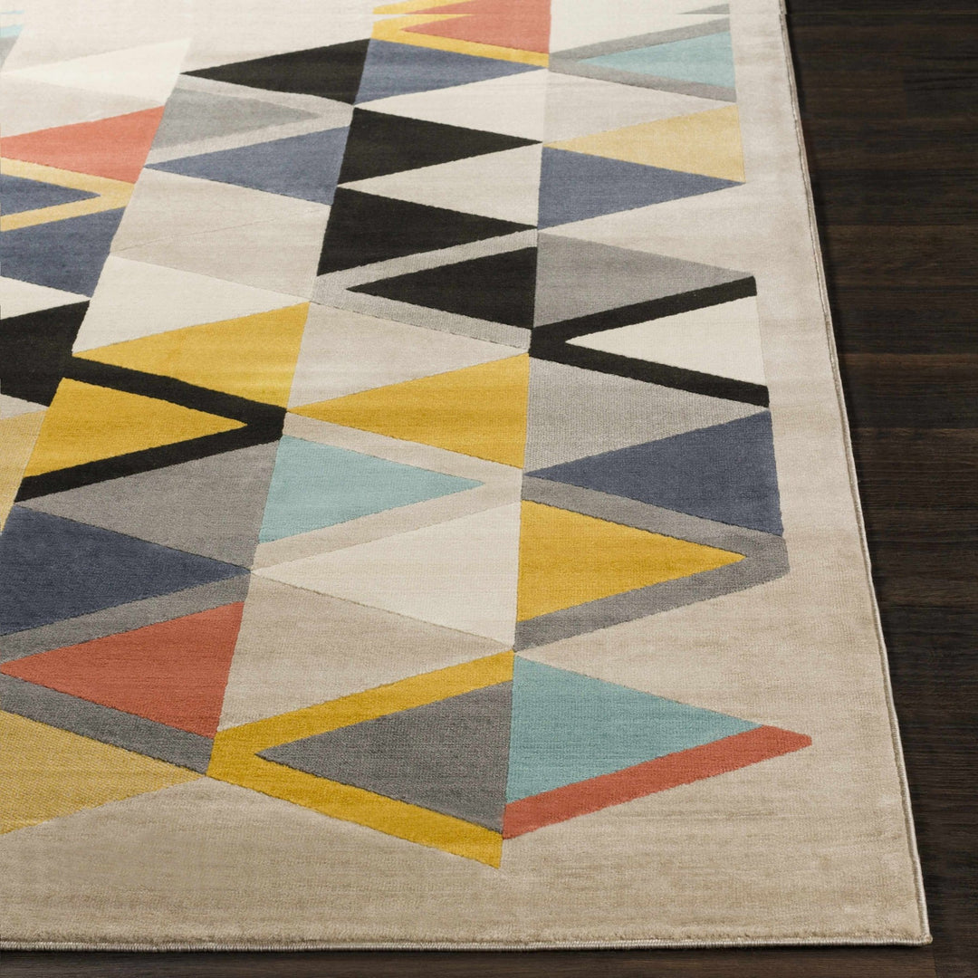Champlin Modern Geometrical Design Multicolor Area Rug - The Rug Decor