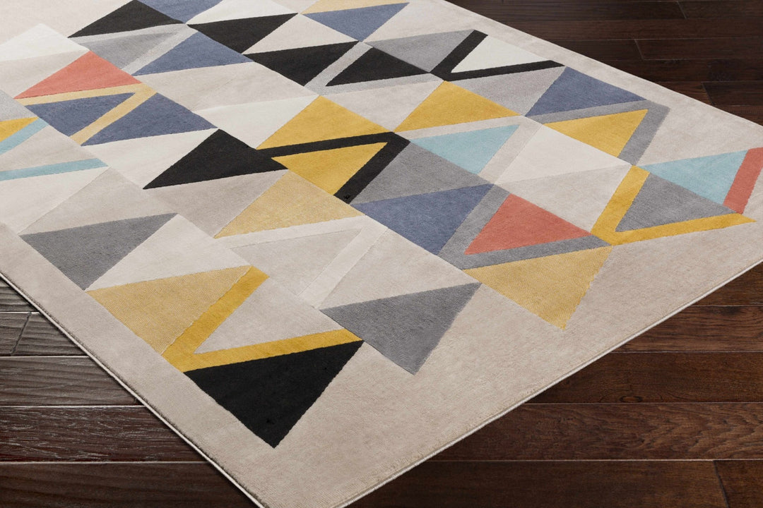 Champlin Modern Geometrical Design Multicolor Area Rug - The Rug Decor