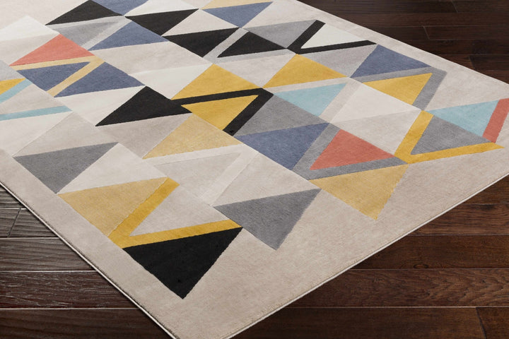 Champlin Modern Geometrical Design Multicolor Area Rug - The Rug Decor