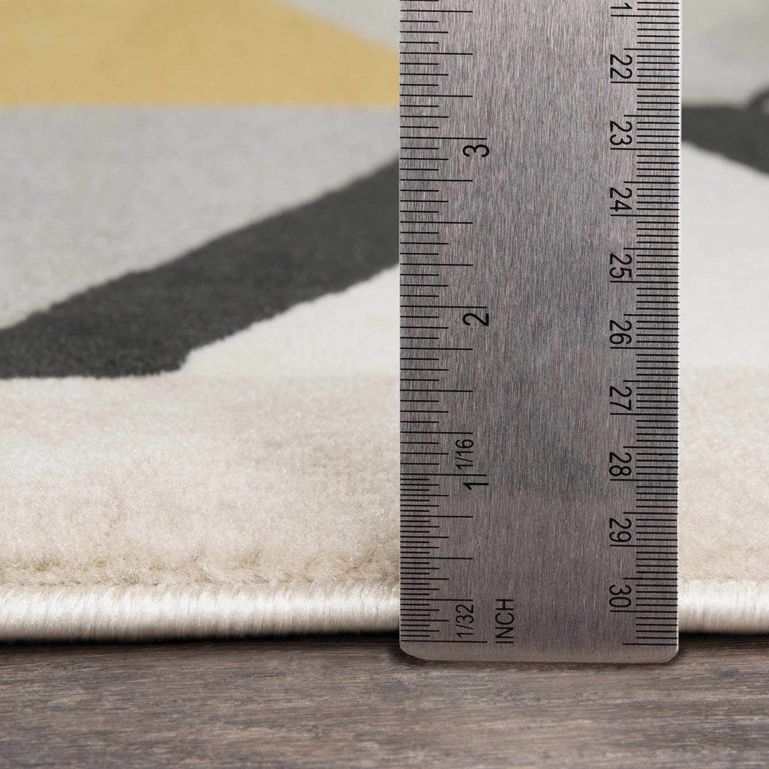 Champlin Modern Geometrical Design Multicolor Area Rug - The Rug Decor