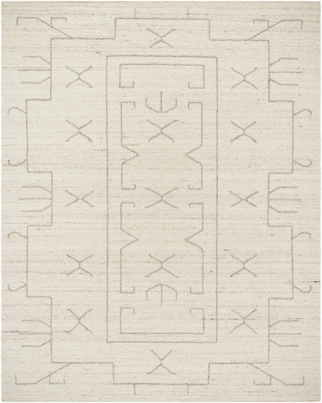 Chanda Contemporary Design Beige Hand Woven Wool Rug - The Rug Decor