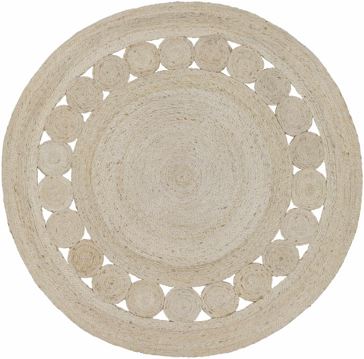 Changewater Ivory Modern Style Hand Woven Area Rug