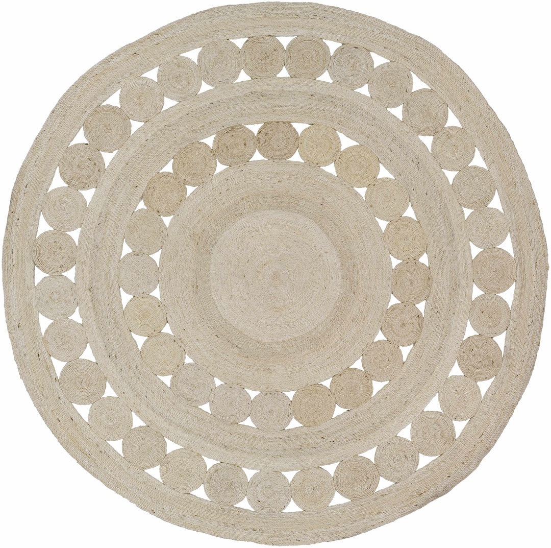 Changewater Ivory Modern Style Hand Woven Area Rug