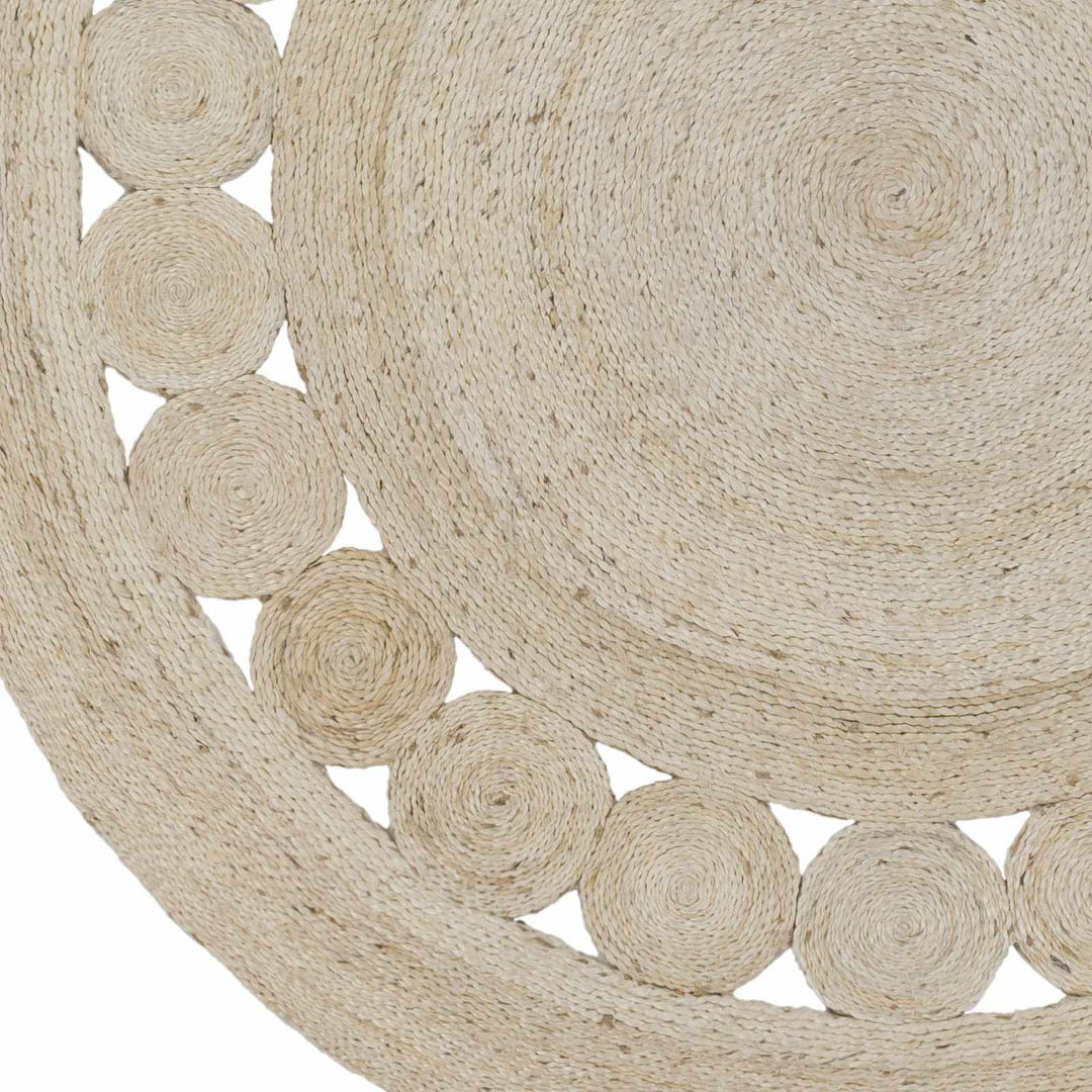 Changewater Ivory Modern Style Hand Woven Area Rug