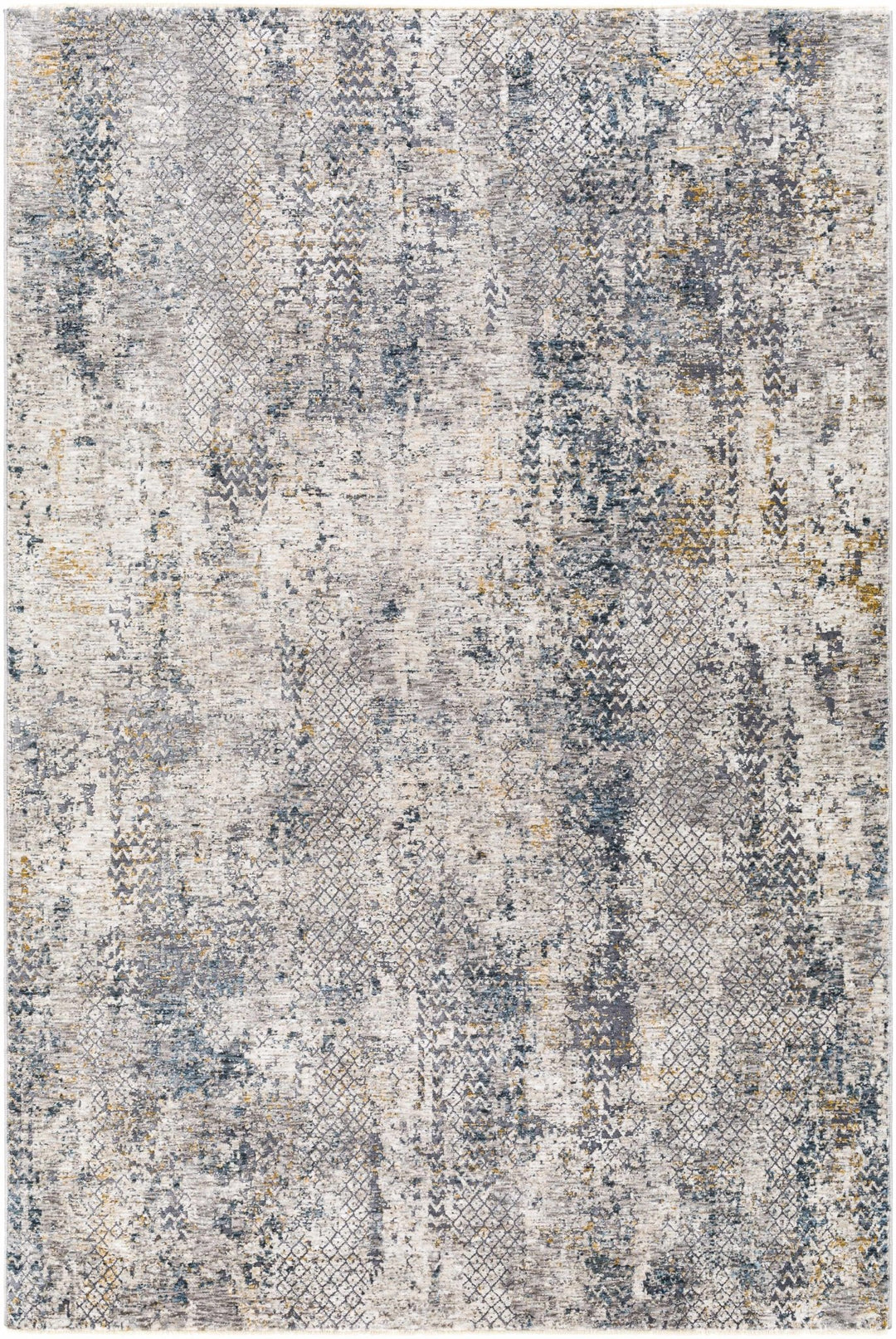 Charcoal And Beige Contemporary Rug - The Rug Decor