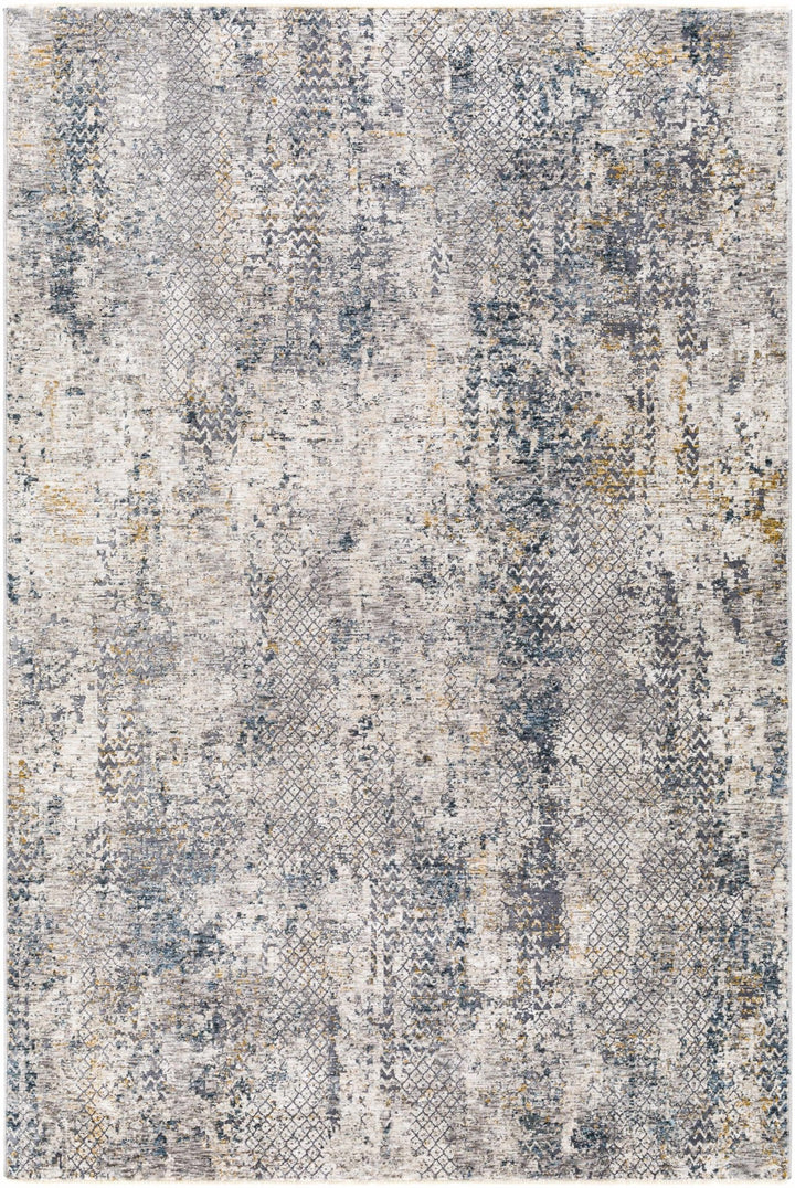 Charcoal And Beige Contemporary Rug - The Rug Decor