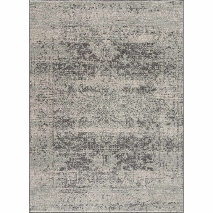 Charcoal And Gray Traditional Style Area Rug - The Rug Decor