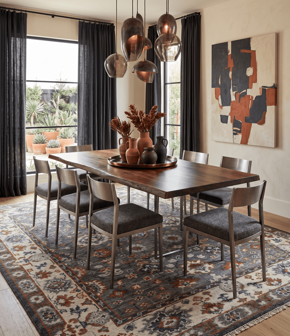 Charcoal and Ivory Hand Knotted Traditional Oushak Custom Made Wool Area Rug - The Rug Decor