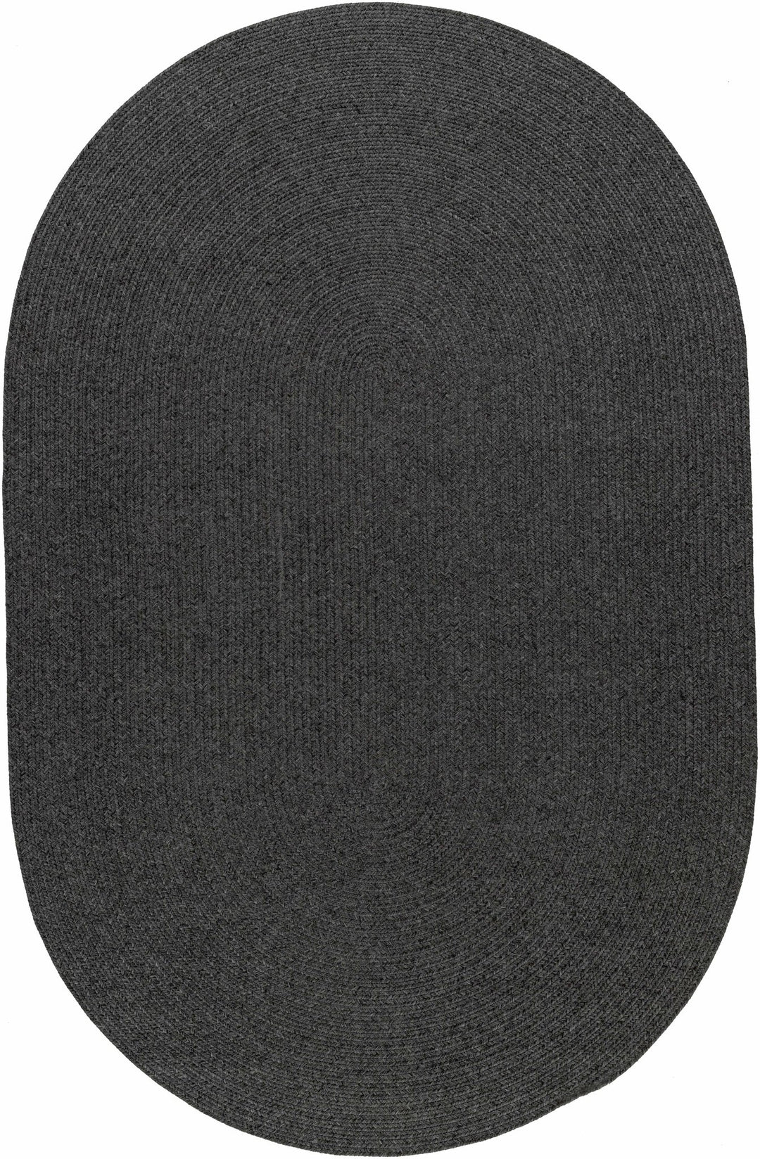 Charcoal Chevron Design Jute Braided Outdoor safe area Rug - The Rug Decor