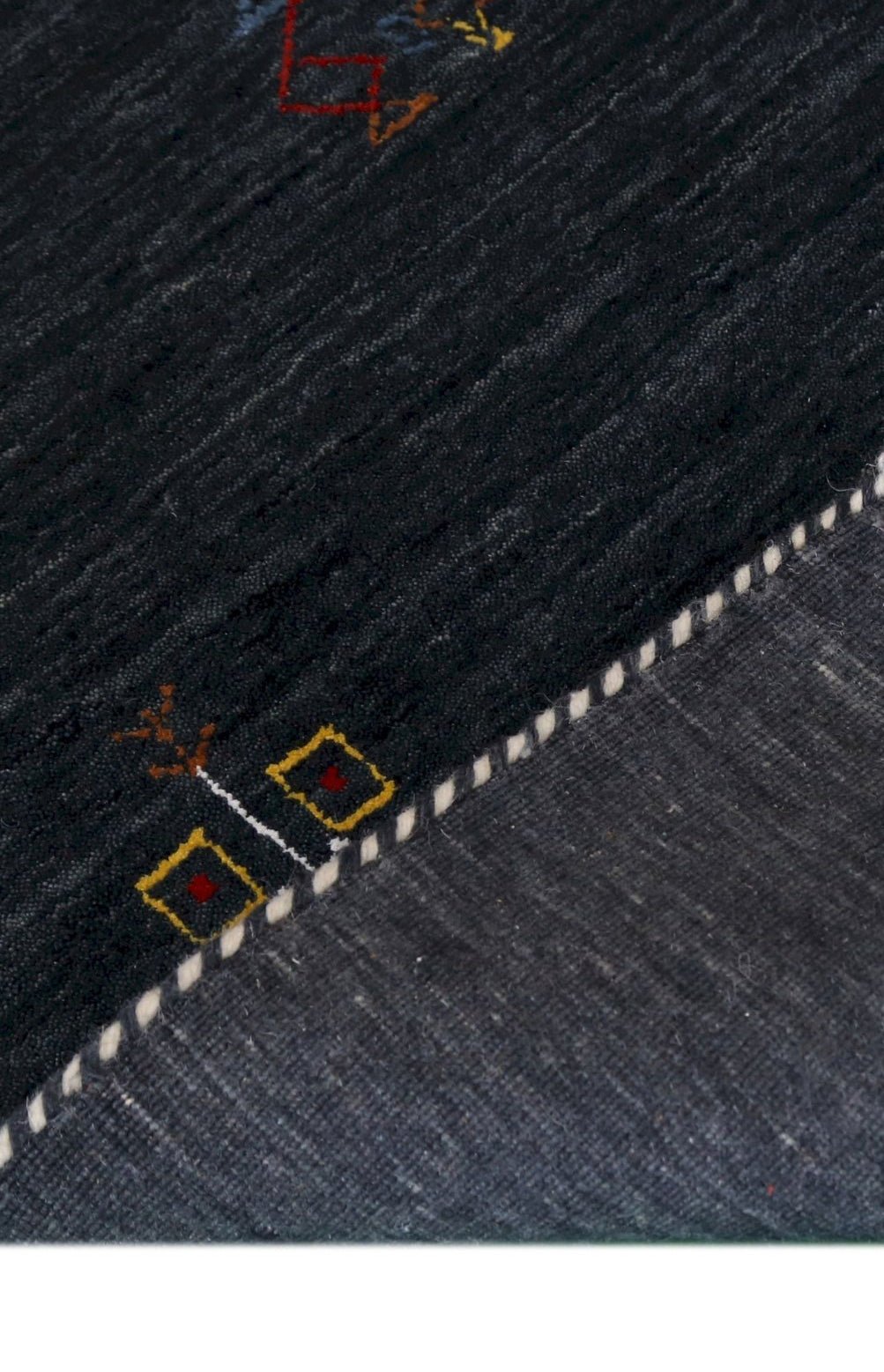 Charcoal Tribal Center Medallion Hand Loomed Wool Area Rug - The Rug Decor