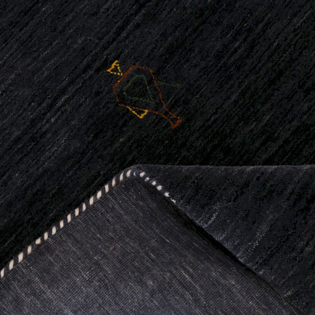 Charcoal Tribal Center Medallion Hand Loomed Wool Area Rug - The Rug Decor