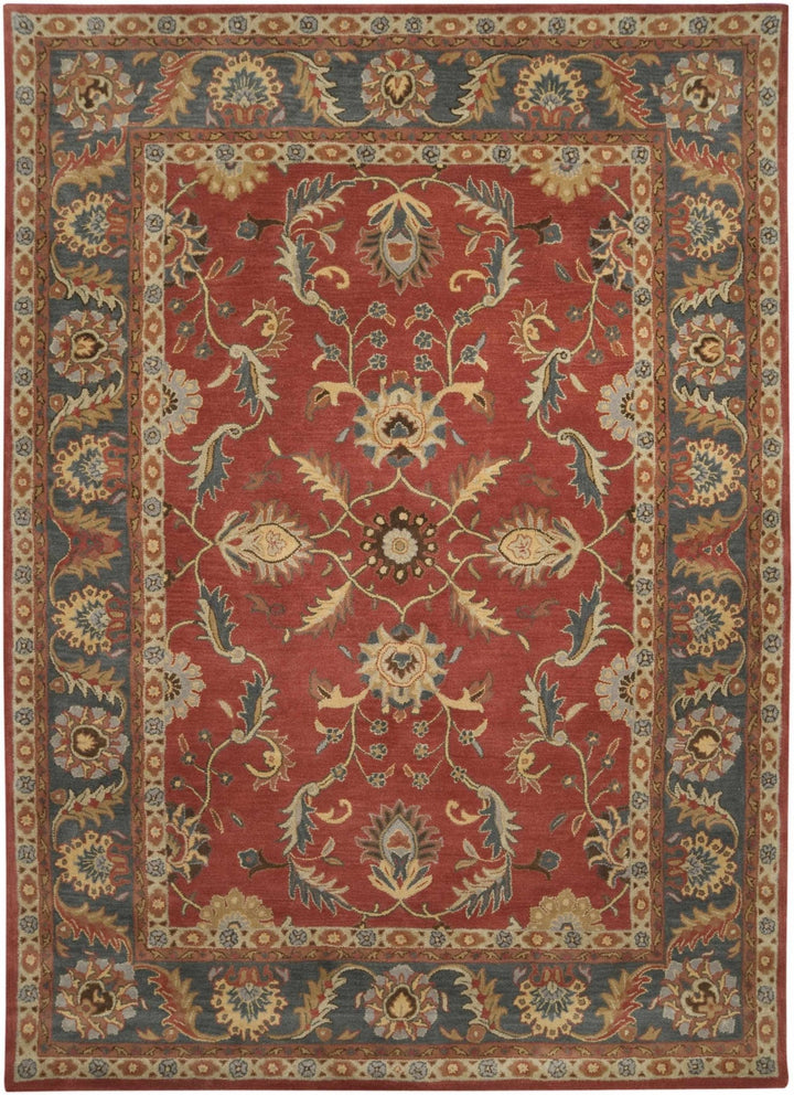 Charlottesville Traditional Persian Design Maroon And Brown Wool Rug - The Rug Decor