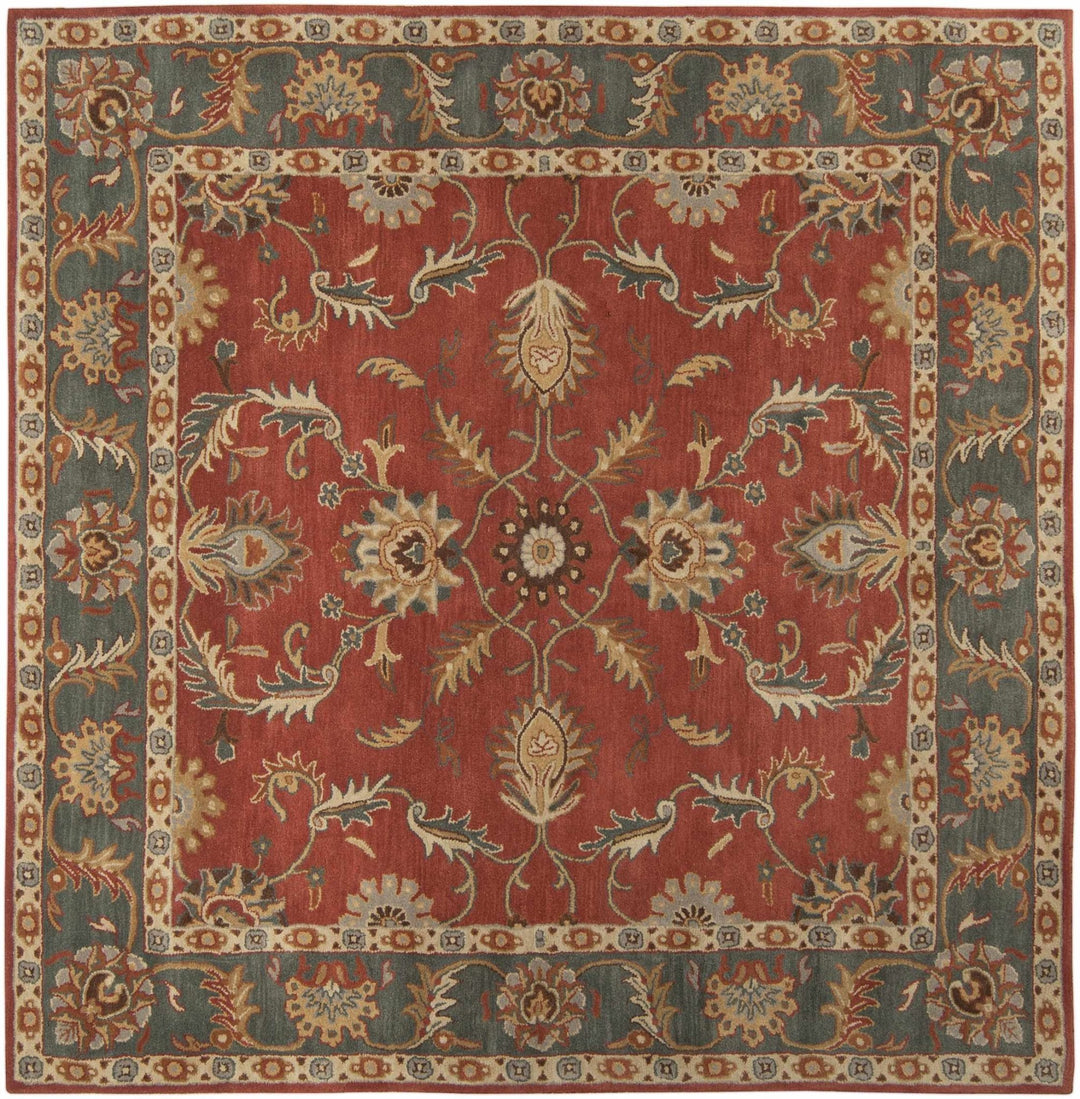 Charlottesville Traditional Persian Design Maroon And Brown Wool Rug - The Rug Decor