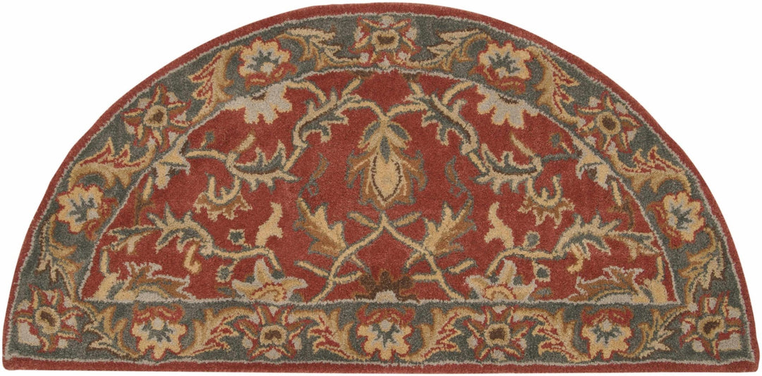 Charlottesville Traditional Persian Design Maroon And Brown Wool Rug - The Rug Decor