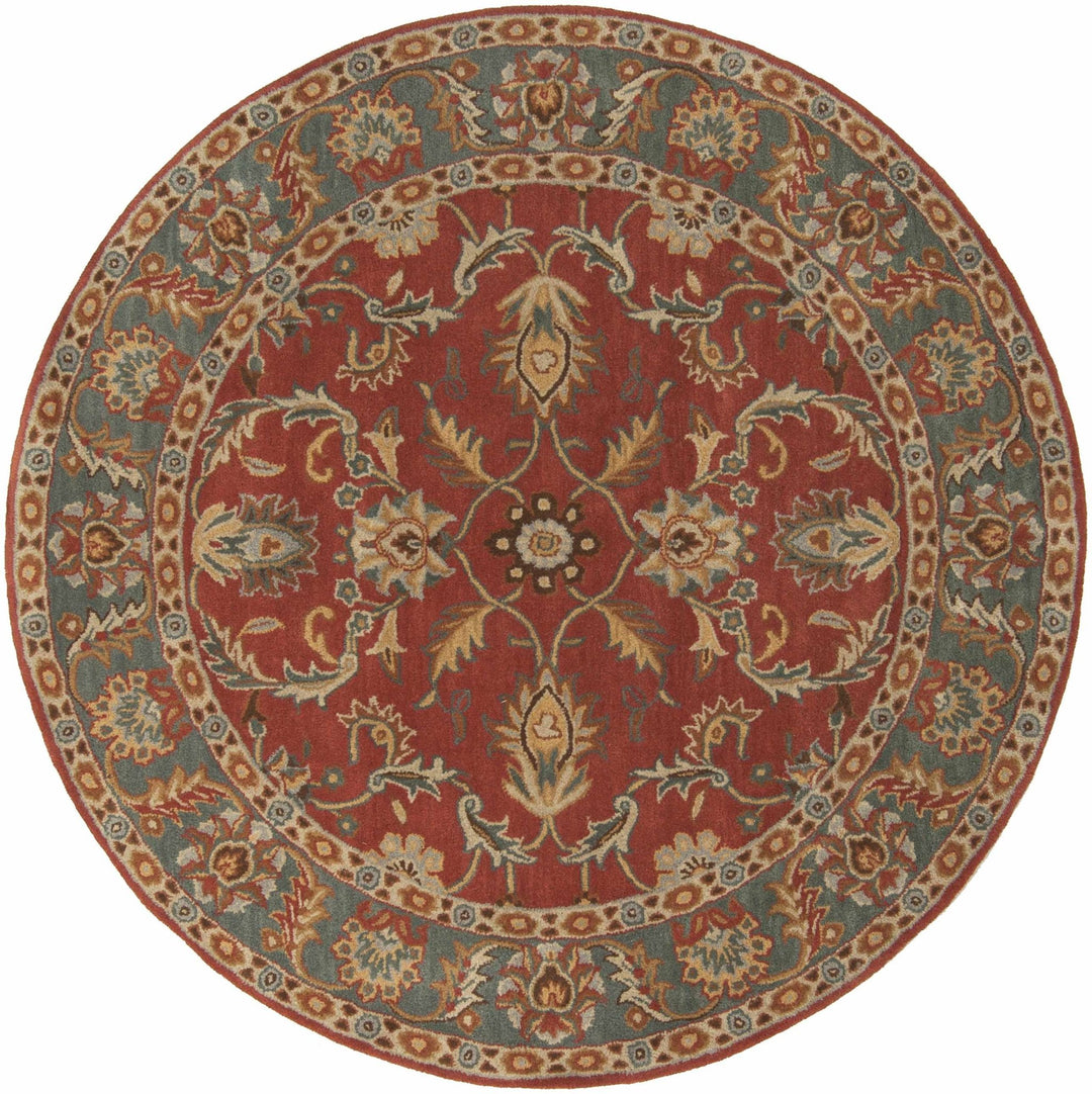 Charlottesville Traditional Persian Design Maroon And Brown Wool Rug - The Rug Decor