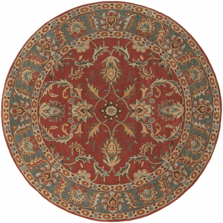 Charlottesville Traditional Persian Design Maroon And Brown Wool Rug - The Rug Decor