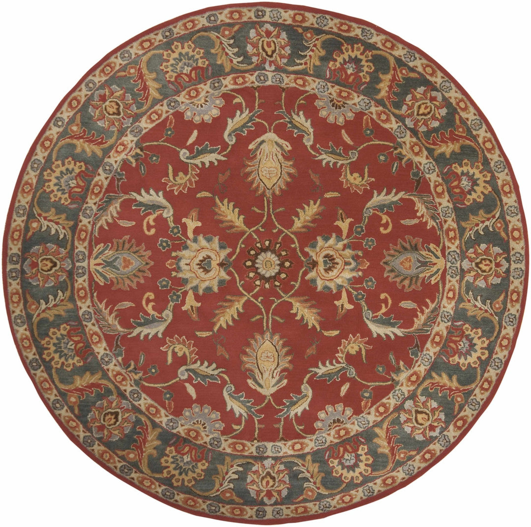 Charlottesville Traditional Persian Design Maroon And Brown Wool Rug - The Rug Decor