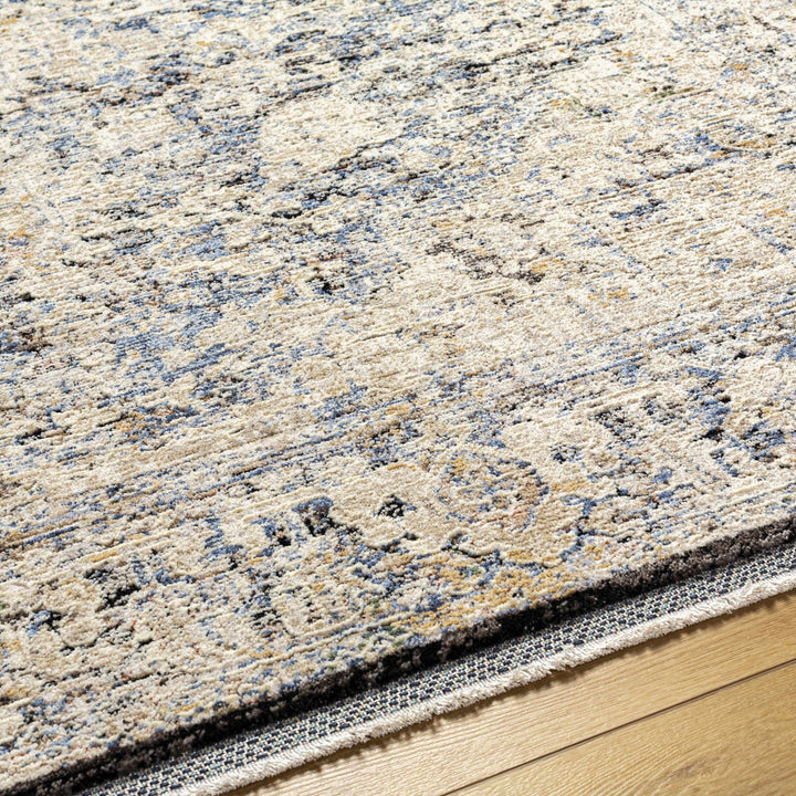 Charo Traditional Medallion Design Beige And Gray Rug - The Rug Decor