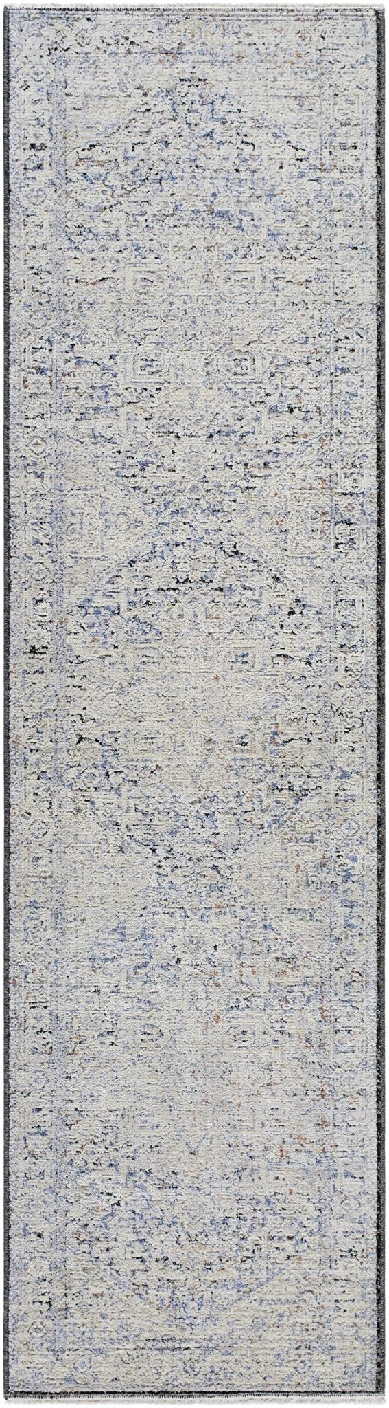 Charo Traditional Medallion Design Beige And Gray Rug - The Rug Decor