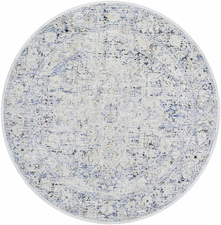 Charo Traditional Medallion Design Beige And Gray Rug - The Rug Decor