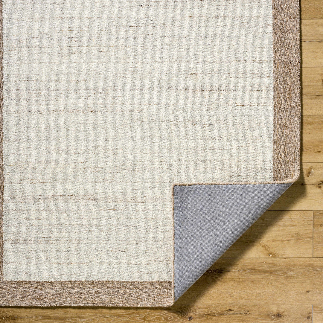 Chasen Modern Geometrical Beige And Tan Tufted Wool Rug - The Rug Decor