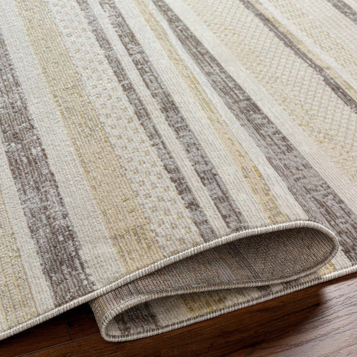 Chato Contemporary Abstract Beige And Gray Area Rug - The Rug Decor