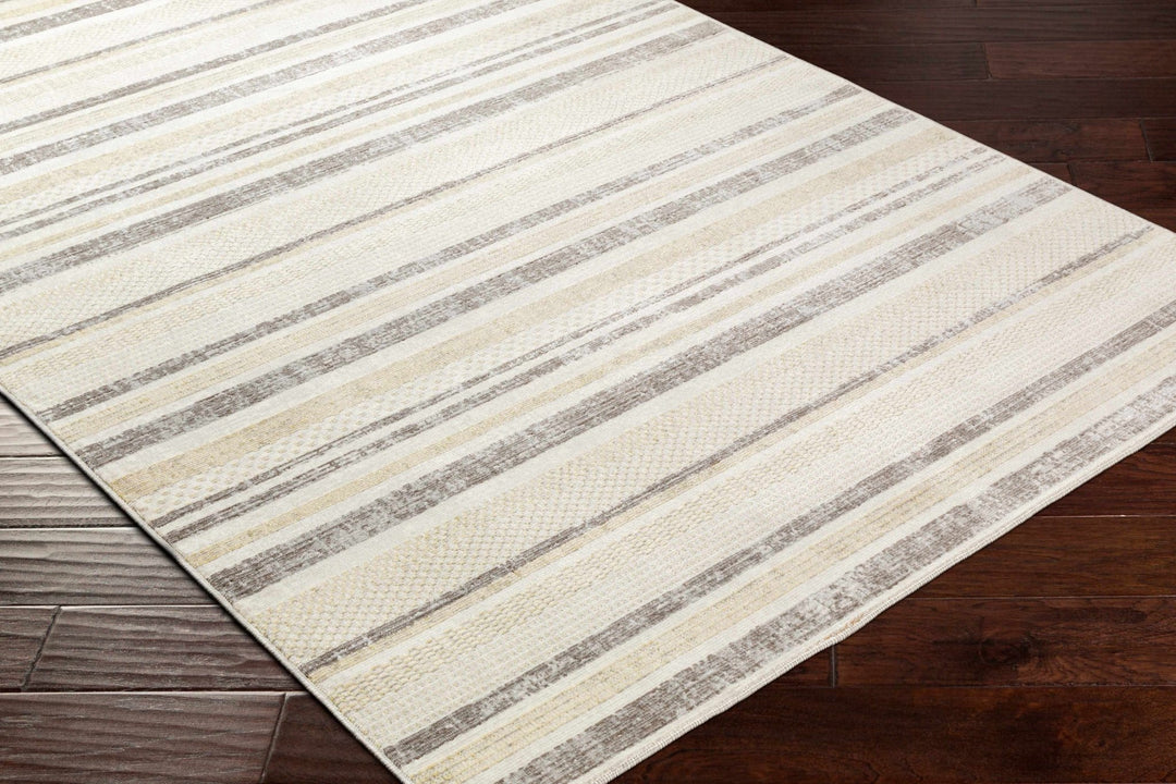 Chato Contemporary Abstract Beige And Gray Area Rug - The Rug Decor