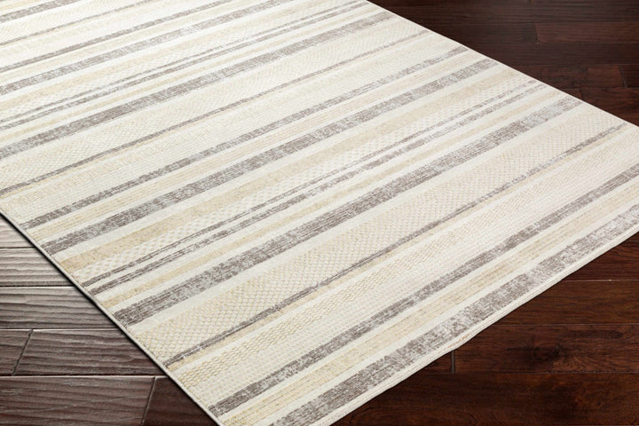 Chato Contemporary Abstract Beige And Gray Area Rug - The Rug Decor