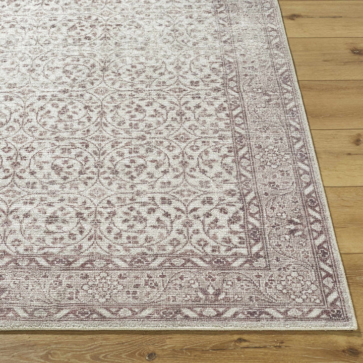 Chayan Traditional Style Ivory And Brown Area Rug - The Rug Decor