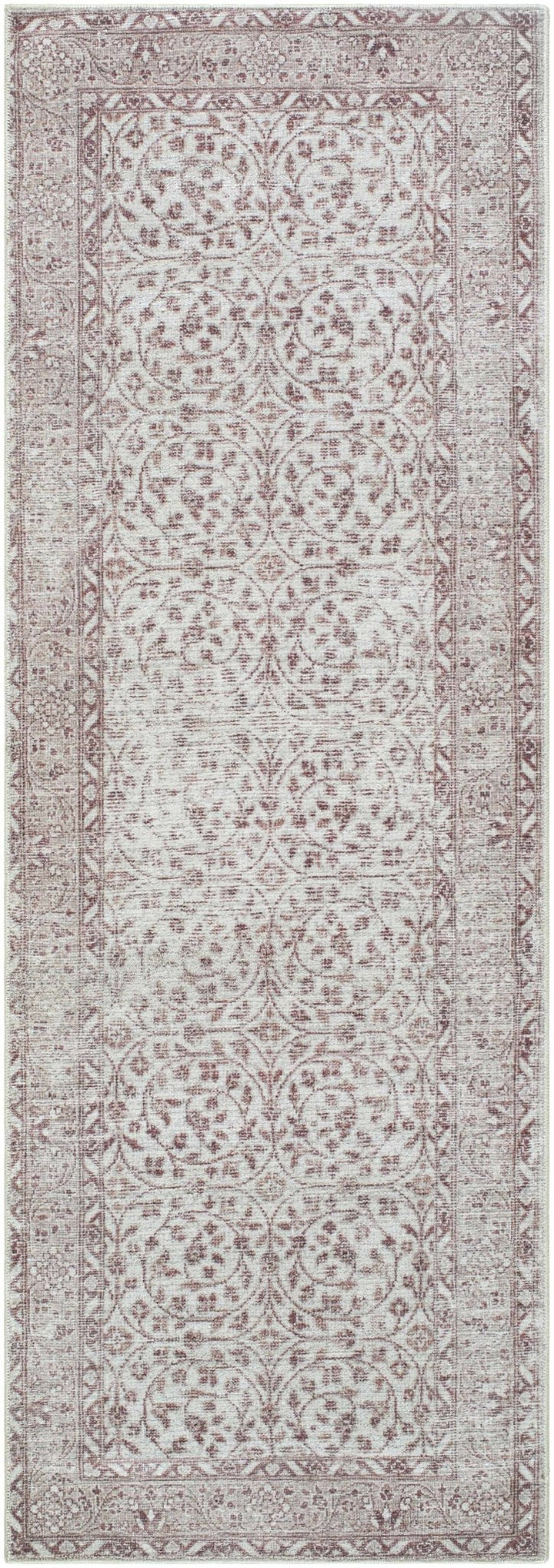 Chayan Traditional Style Ivory And Brown Area Rug - The Rug Decor