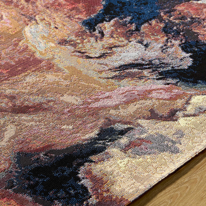 Chemed Contemporary Abstract Multicolor Outdoor Area Rug - The Rug Decor