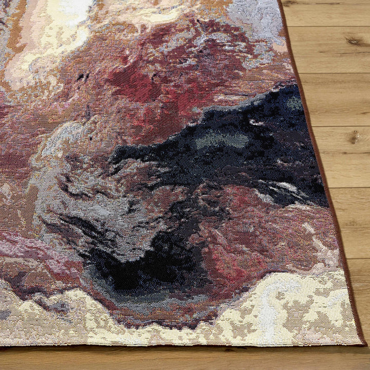Chemed Contemporary Abstract Multicolor Outdoor Area Rug - The Rug Decor