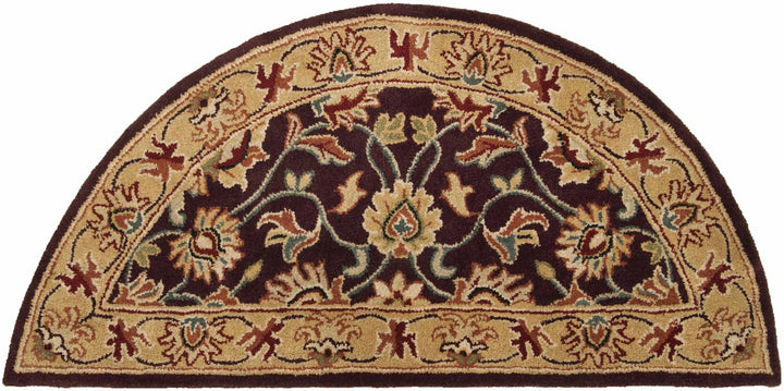 Cherryfield Traditional Burgundy Wool Area Rug - The Rug Decor