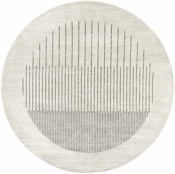 Chet Contemporary Geometrical Ivory And Charcoal Area Rug - The Rug Decor