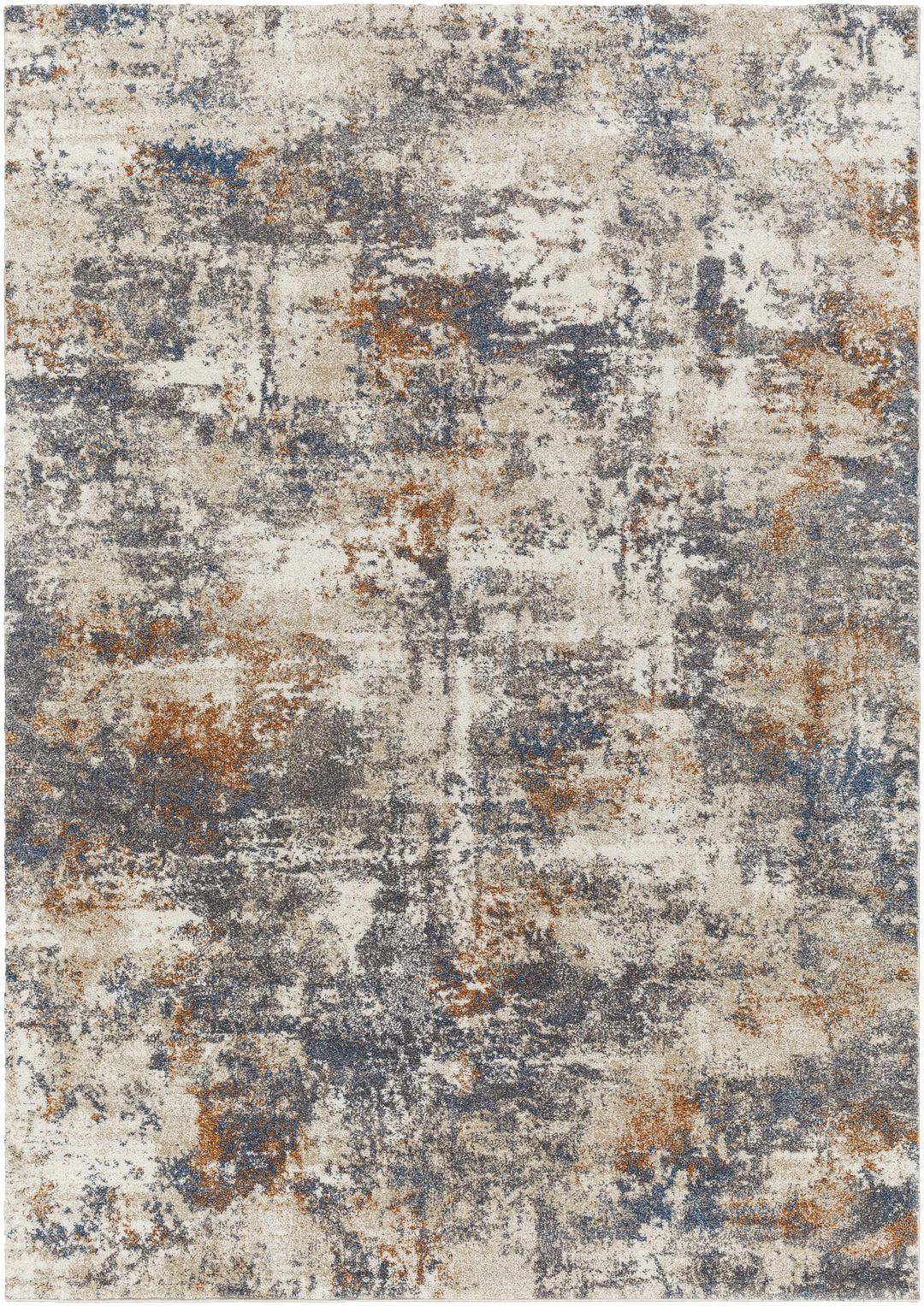 Chetwynd Modern Abstract Design Gray And Beige Area Rug