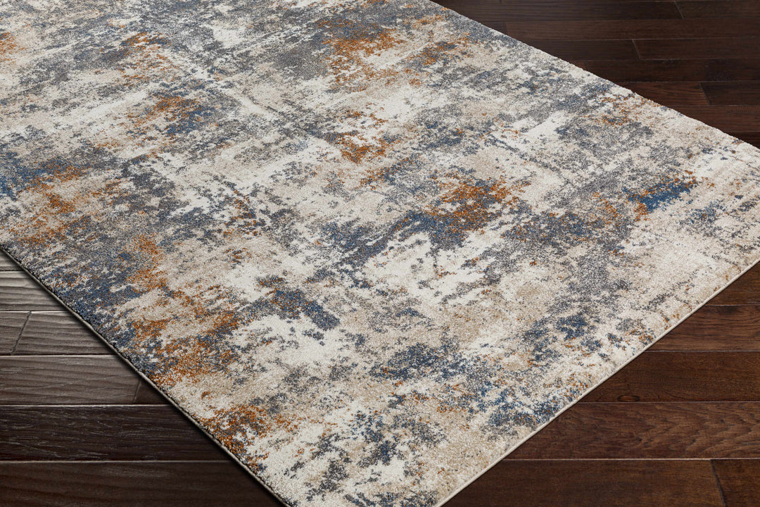 Chetwynd Modern Abstract Design Gray And Beige Area Rug
