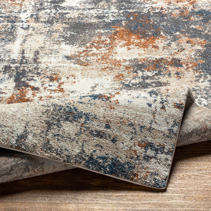 Chetwynd Modern Abstract Design Gray And Beige Area Rug