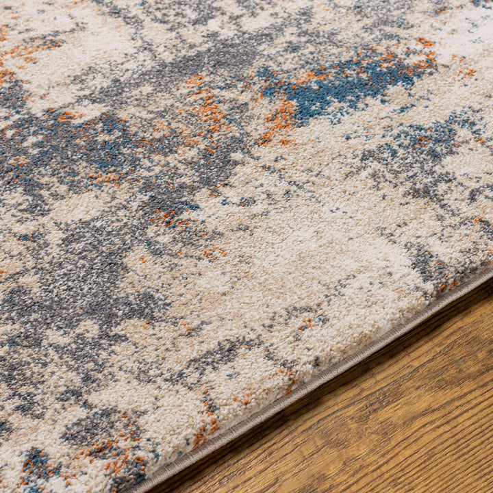 Chetwynd Modern Abstract Design Gray And Beige Area Rug