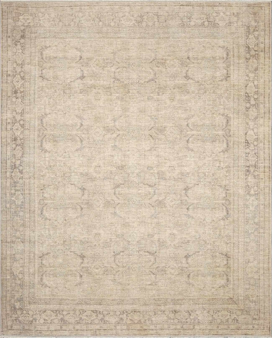 Chevis Traditional Style Beige Area Rug - The Rug Decor
