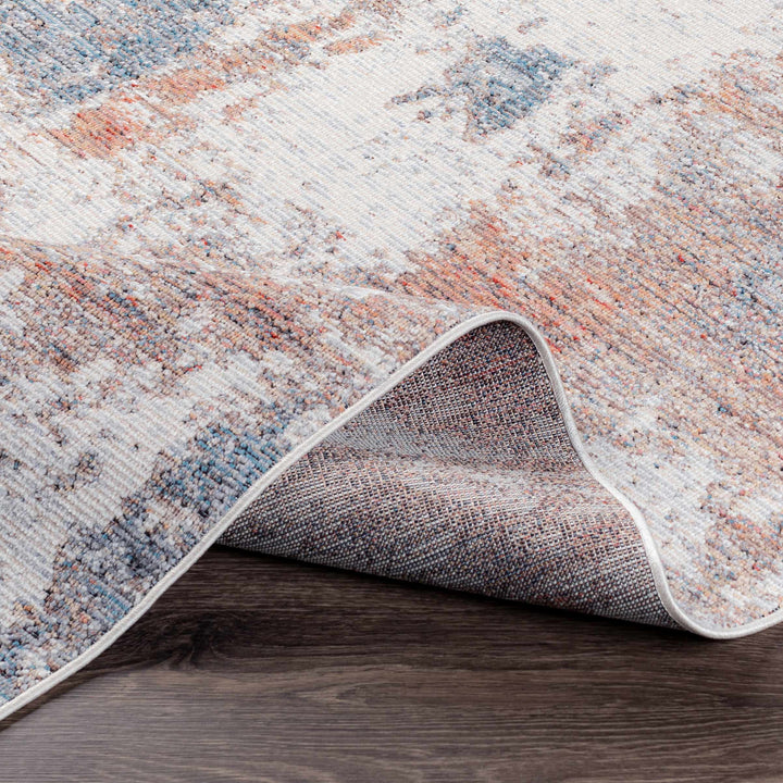 Chiddingfold Ivory And Rust Modern Abstract Design Outdoor Area Rug