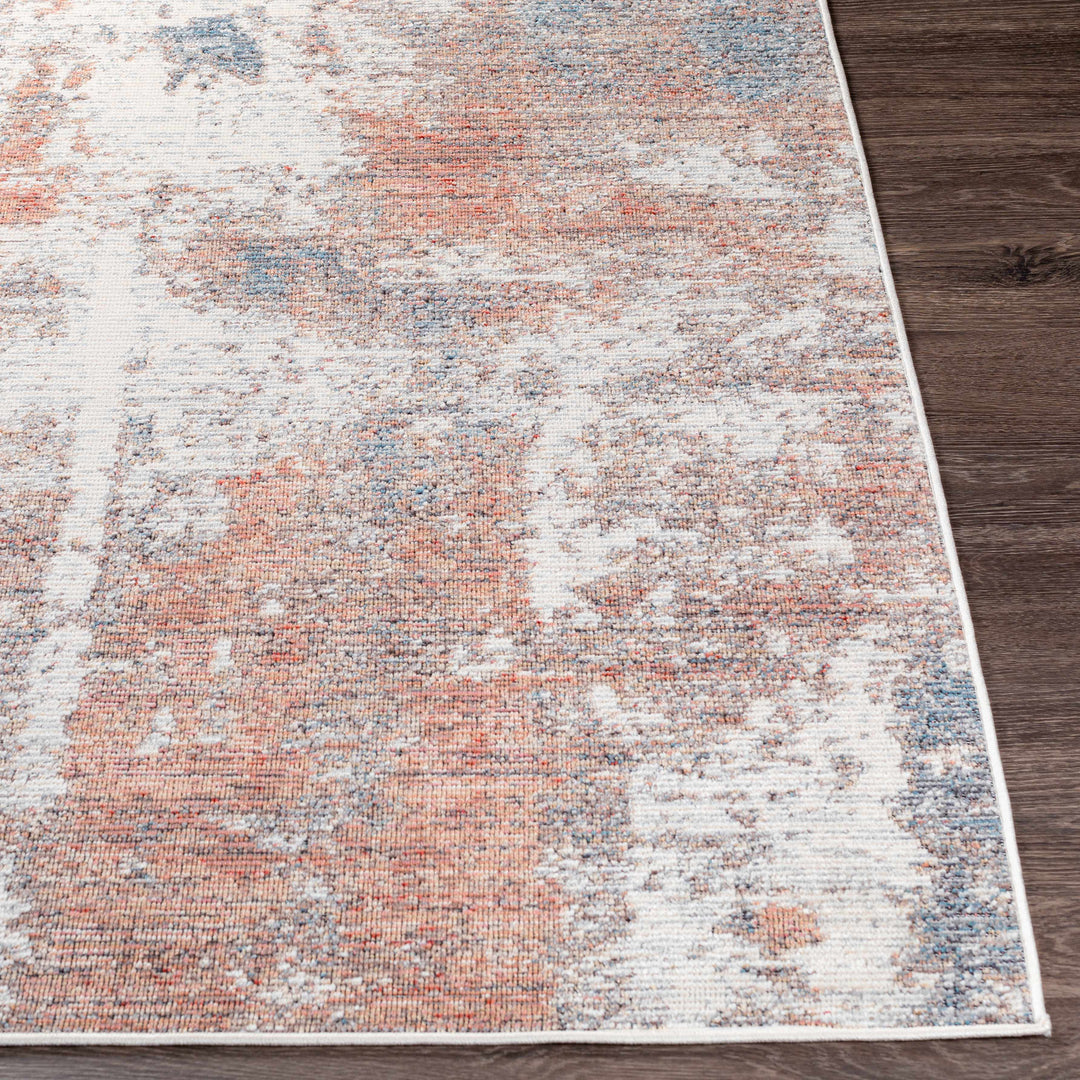 Chiddingfold Ivory And Rust Modern Abstract Design Outdoor Area Rug