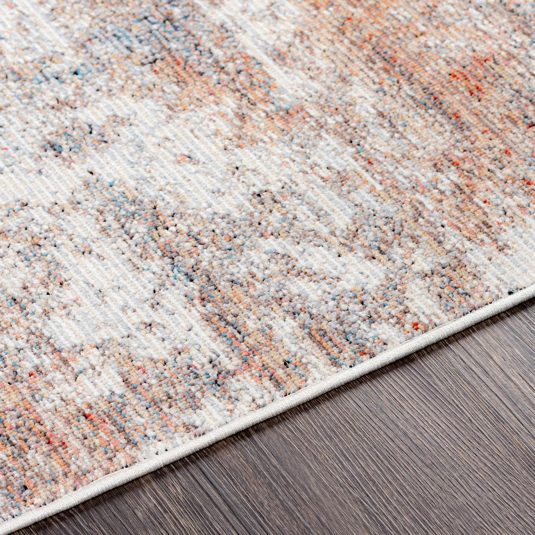 Chiddingfold Ivory And Rust Modern Abstract Design Outdoor Area Rug