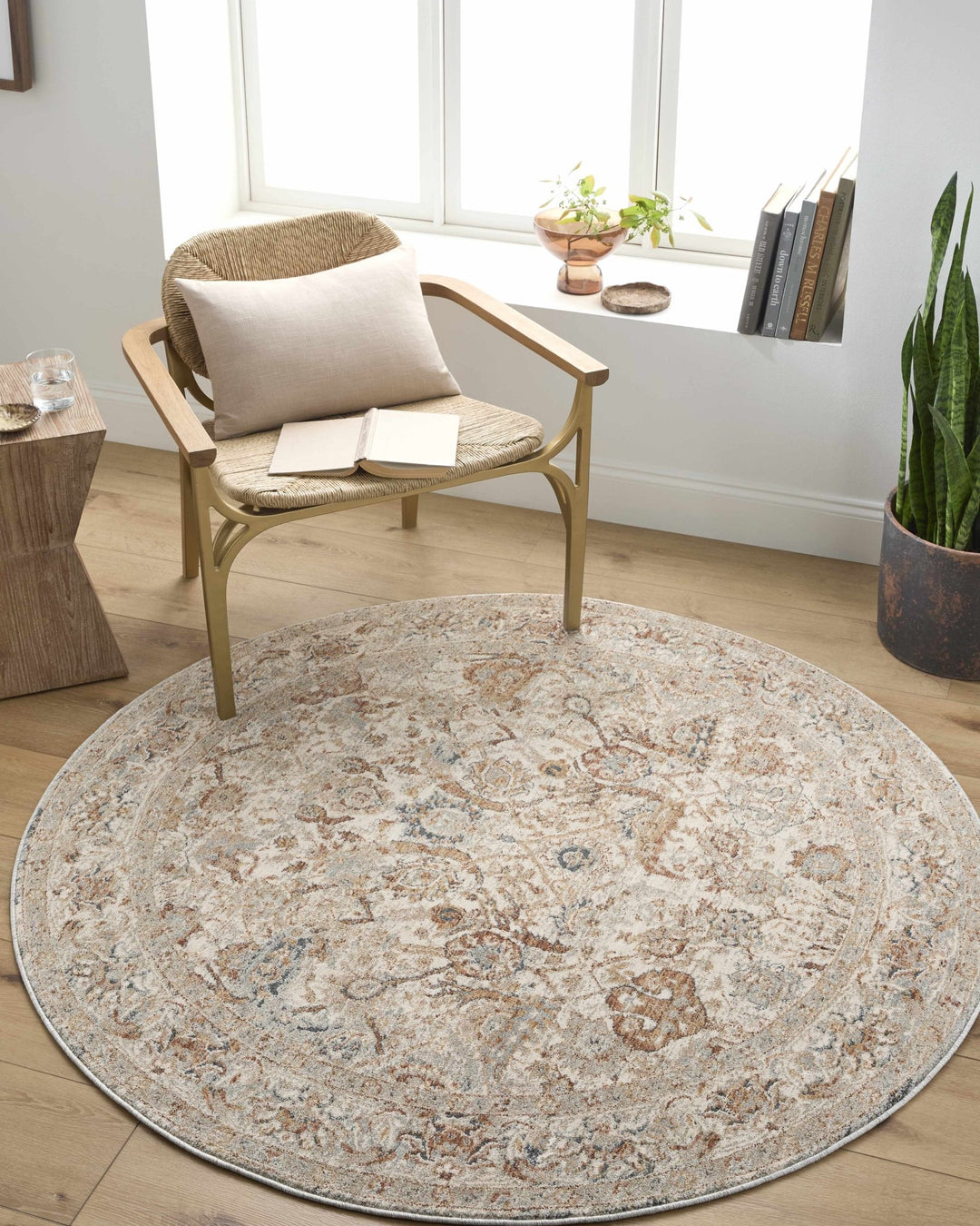 Chikao Traditional Style Beige And Brown Area Rug - The Rug Decor