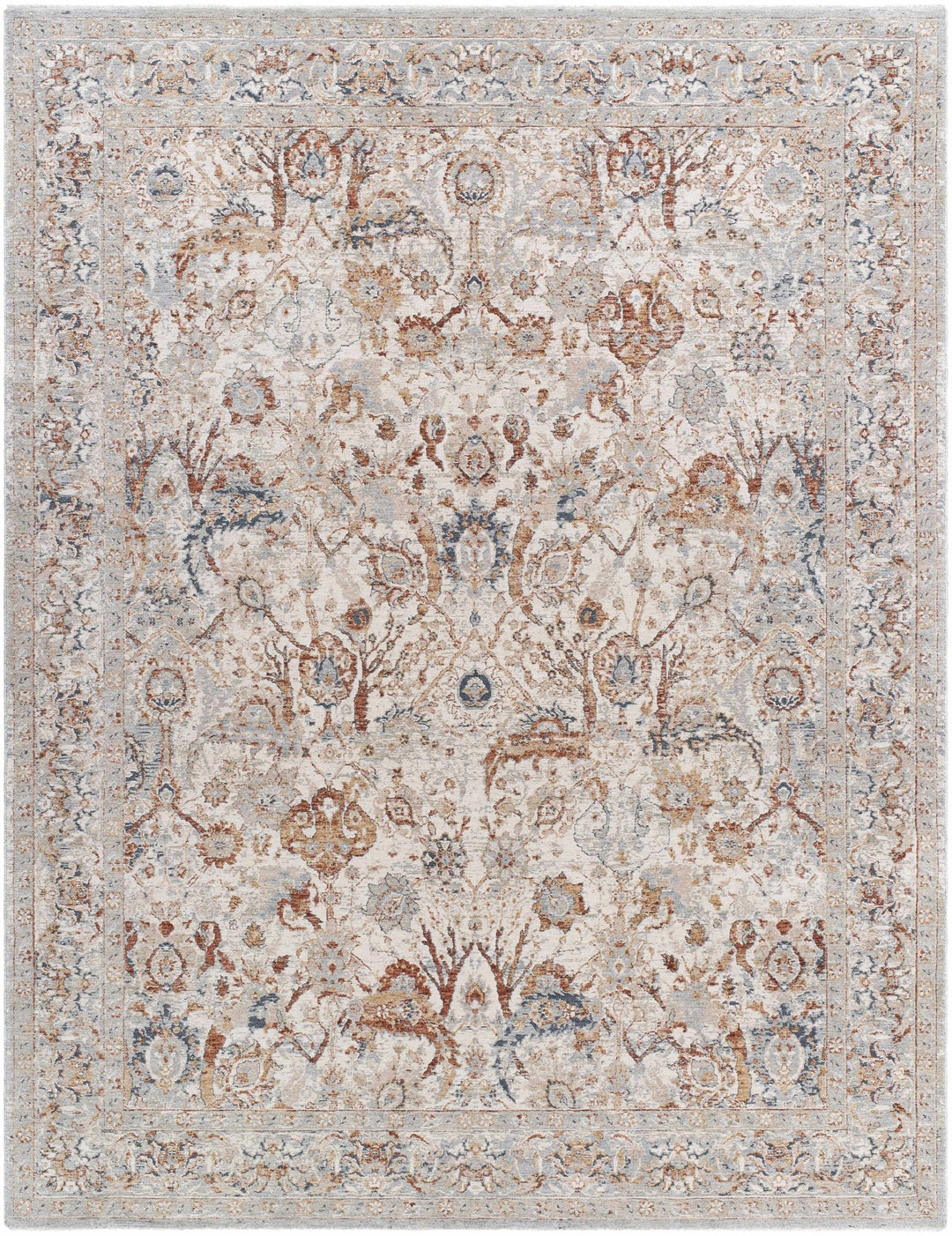 Chikao Traditional Style Beige And Brown Area Rug - The Rug Decor