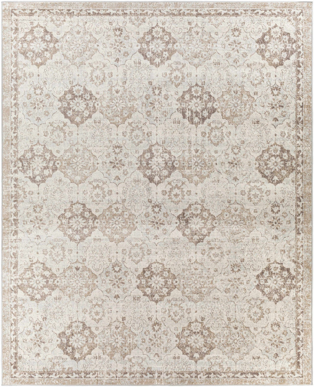 Chilworth Traditional Floral Design Ivory And Beige Area Rug - The Rug Decor