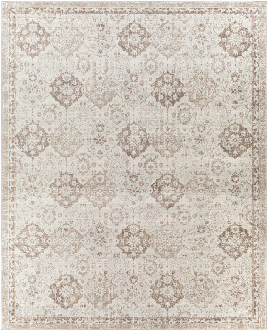 Chilworth Traditional Floral Design Ivory And Beige Area Rug - The Rug Decor
