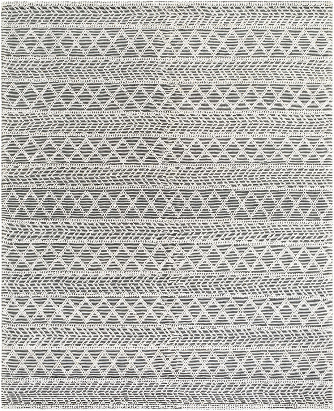 Chimamanda Bohemian Charcoal And Ivory Woven Area Rug - The Rug Decor